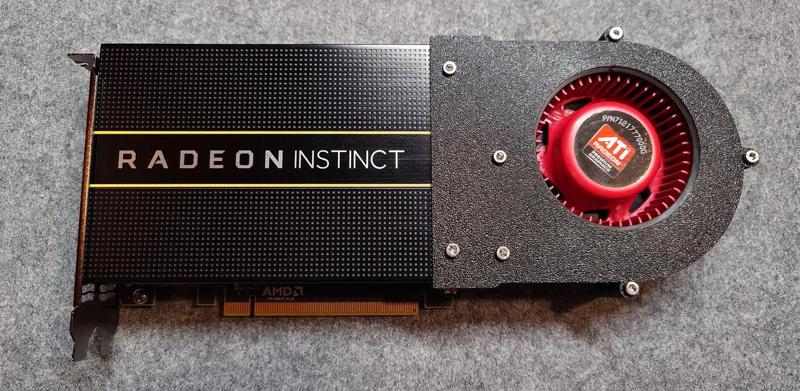 AMD Radeon Instinct MI8 Blower Fan Casing (CF1275-B30H-C002)   
