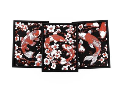 Sakura Koi Wall Art   