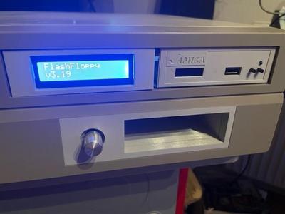 Amiga 2000 Gotek LCD and Rotery