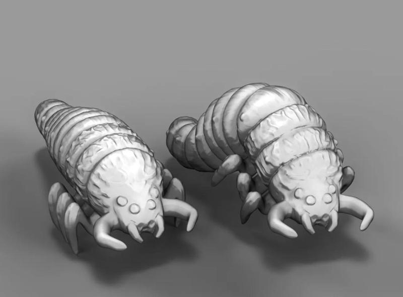 Dark souls Vile maggot miniature   