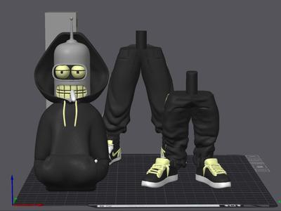 Urban Vibes Bender Blacked Out Bot Icon