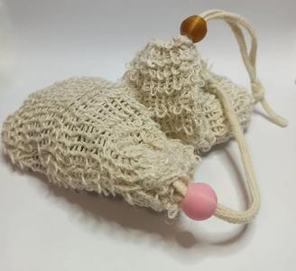 Bead for shower soap bag   