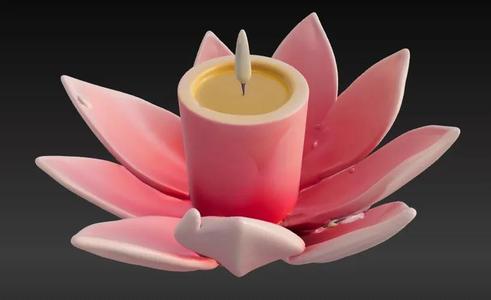 Lotus Flower - tea candle holder   
