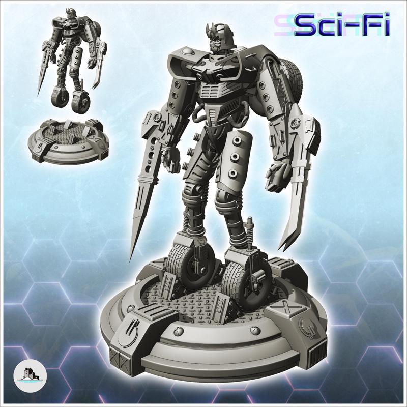 Qhotin combat robot (23) - Future Sci-Fi SF Post apocalyptic Tabletop Scifi Wargaming Planetary exploration RPG
