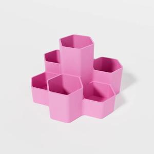 Hexagonal cascade pencil holder 08   