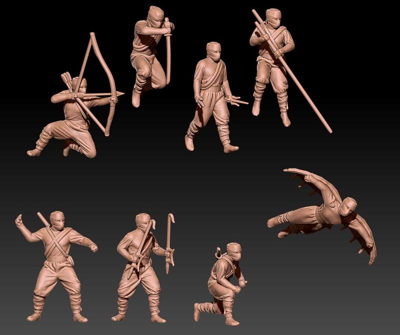 ninjas shinobi set 2