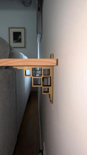 Modern Geometric Shelf Bracket   