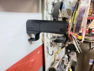 Fun Pistol barrel Ryobi mount 