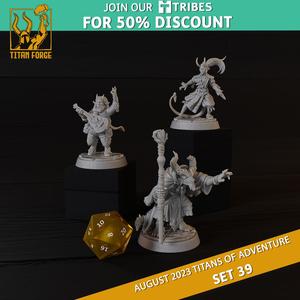 RPG - DnD Hero Characters - Titans of Adventure Set 39