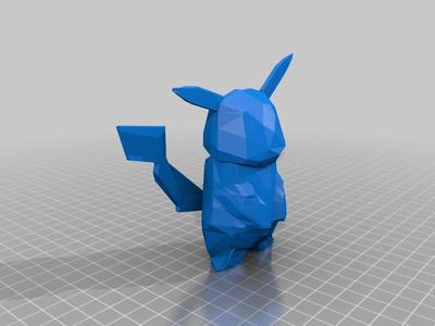 Low Poly Pikachu