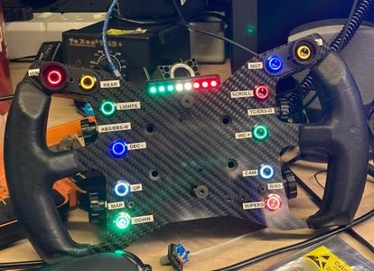 Formula / GT Wheel with RGB Lights and Rotary Encoders