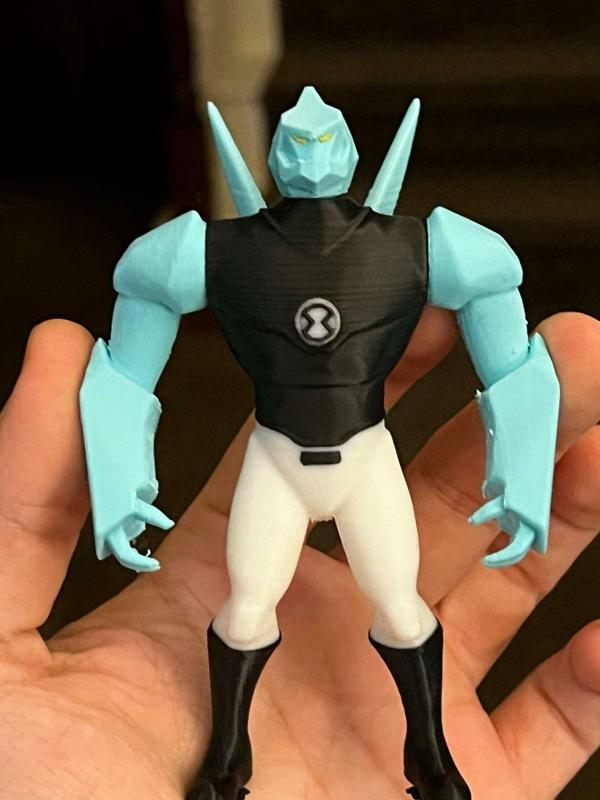 Ben 10000 - Diamondhead 3d Print Ready Model (Articulated)