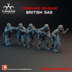 TurnBase Miniatures: Wargames - British SAS