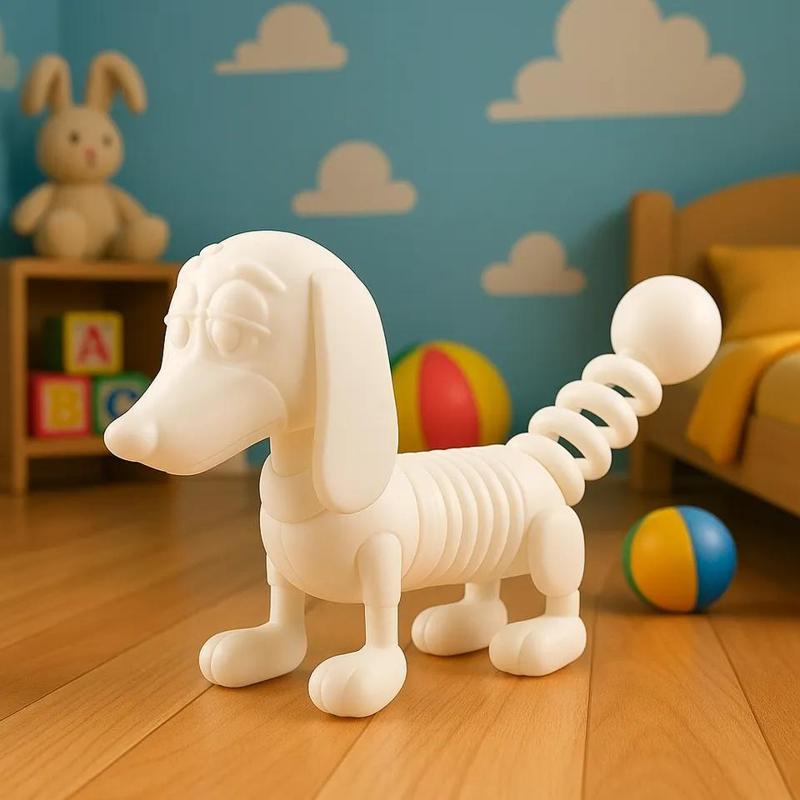 Chien rigolo à ressort façon Slinky   