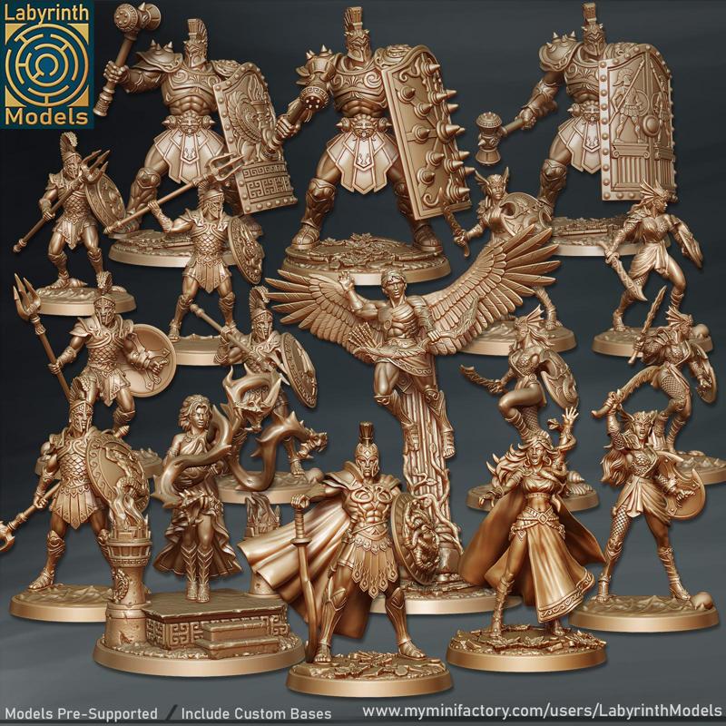Olympians Collection Vol. 3 - 32mm scale