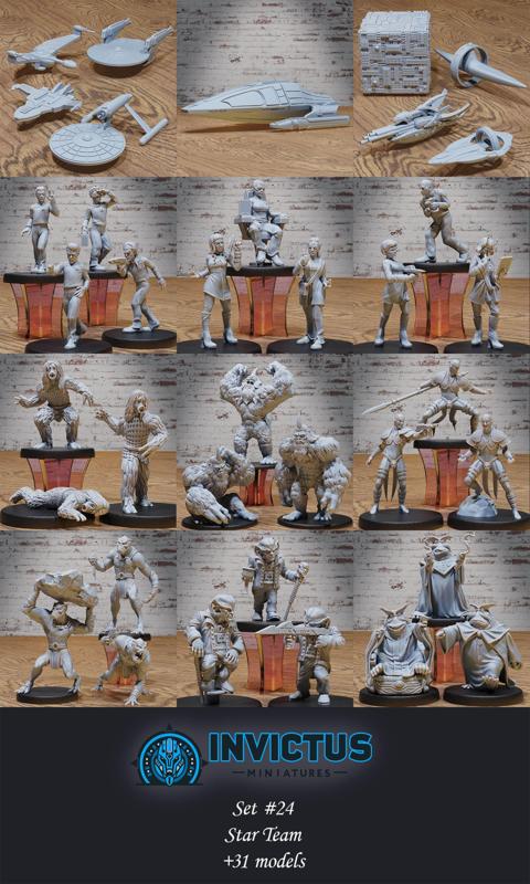 Star Team Set / Space Explorer Crew Encounter / Galaxy Patrol Collection / Pre-Supported