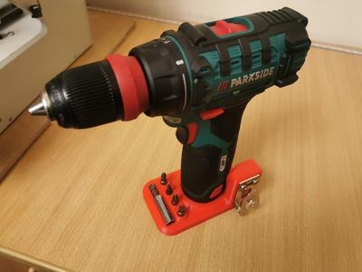 Parkside 12V drill enlarged base