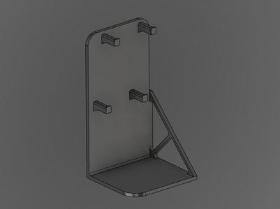 Wall mounted key holder