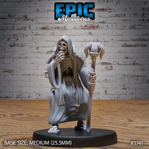 Eastern Skeleton Army Necromancer / Evil Undead Wizard / Zombie Sorcerer / Walking Dead / Graveyard Encounter
