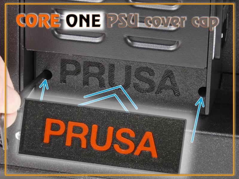 Core One cover PSU, print No MMU   