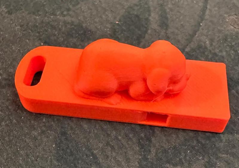 Dog Whistle Keychain   