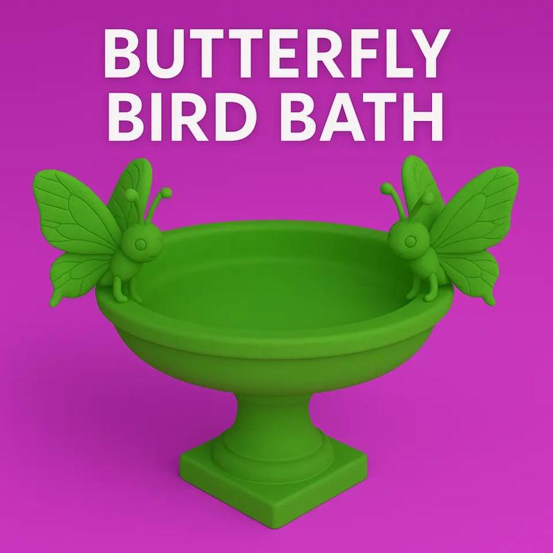 Butterfly Bird Bath   