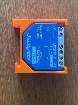 Shelly Gen4 holder for distribution box   