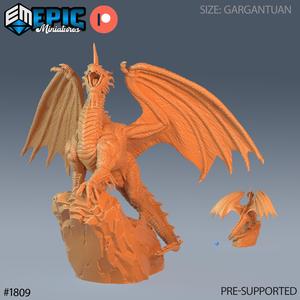 Ancient Silver Dragon ‧ DnD Miniature ‧ Tabletop Miniatures ‧ Gaming Monster ‧ 3D Model ‧ RPG ‧ DnDminis ‧ STL FILE