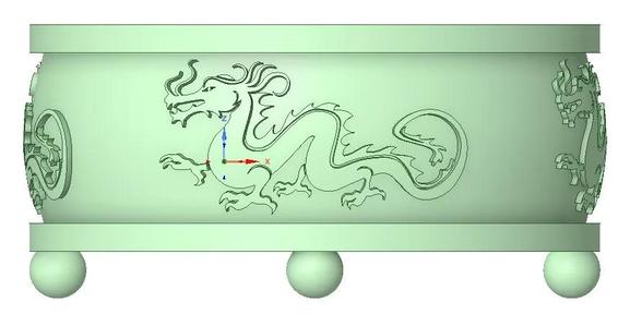 Bonsai pot dragon   