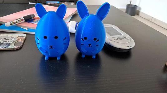 Easter bunny cute egg   