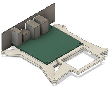 Odroid-H2+/H3 to Mini-ITX Adapter