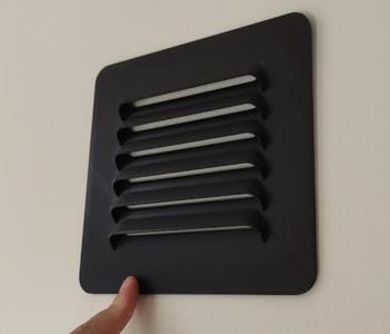 Air Exhaust Grille REMIX 170x170mm no screwholes