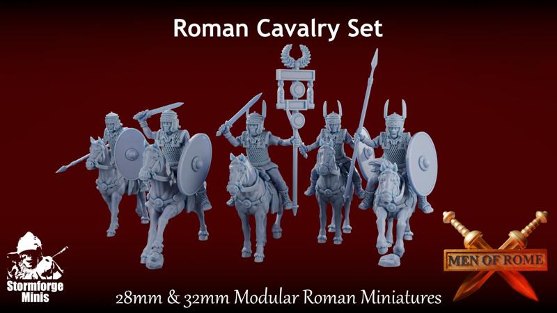 Men of Rome: Roman Cavalry 28-32mm Modular Miniatures