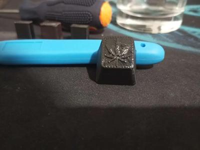 Membrane weed keycap   