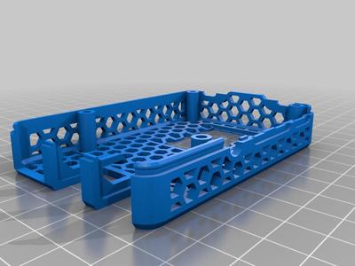 Pi4 Top Mesh case for 1.3" Oled module.
