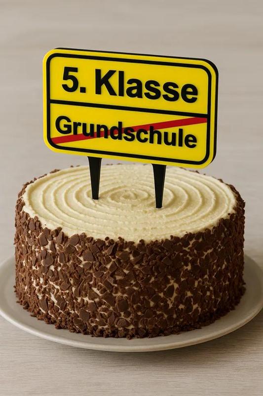 Schild Grundschule => 5. Klasse   