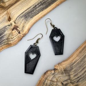 Coffin Heart Earrings