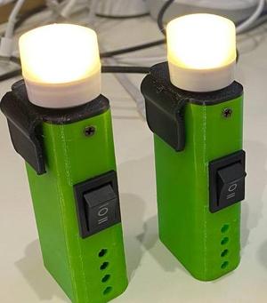 Eternal  Kyiv Flashlight - USB LED 18650 Light with button
