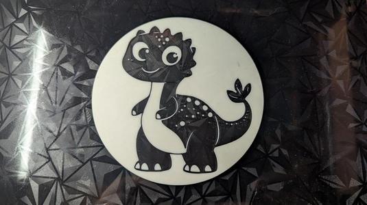 cute dinosaur coaster 