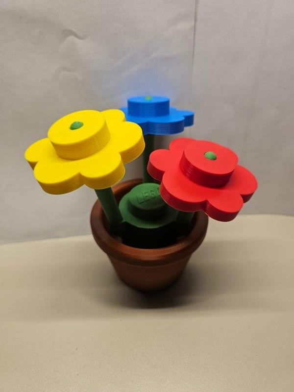 Lego Flower with Pot