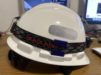Hardhat Headlamp Cli (3M H700 compatible)