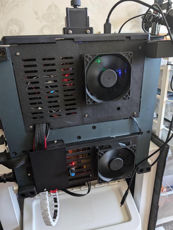 N4P Electronics Cover 92mm fan external mount