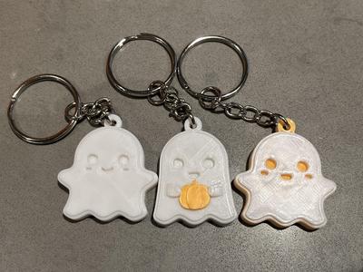 Halloween Ghost Keychain (3 version)
