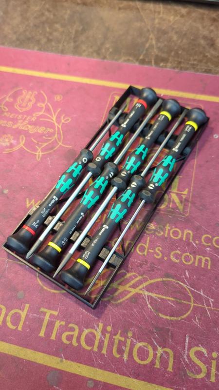 Wera Kraftform Micro screwdriver rack fits Kennedy box drawers