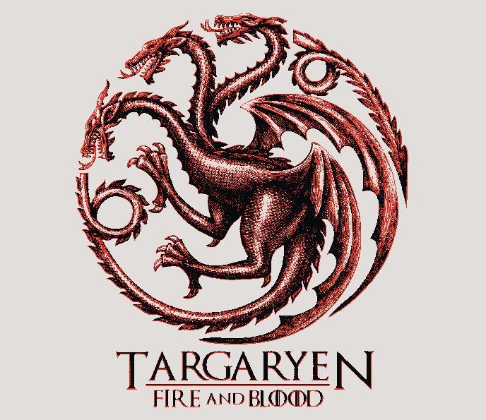 House Targaryen Sigil HueForge