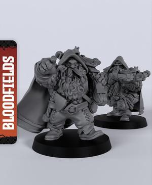 Dwarf Rangers - With Free Dragon  - 5e DnD Inspired for RPG and Wargamers