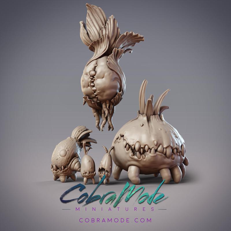 Veggie Monsters - Plantform Nature Spirits (Pre-supported)