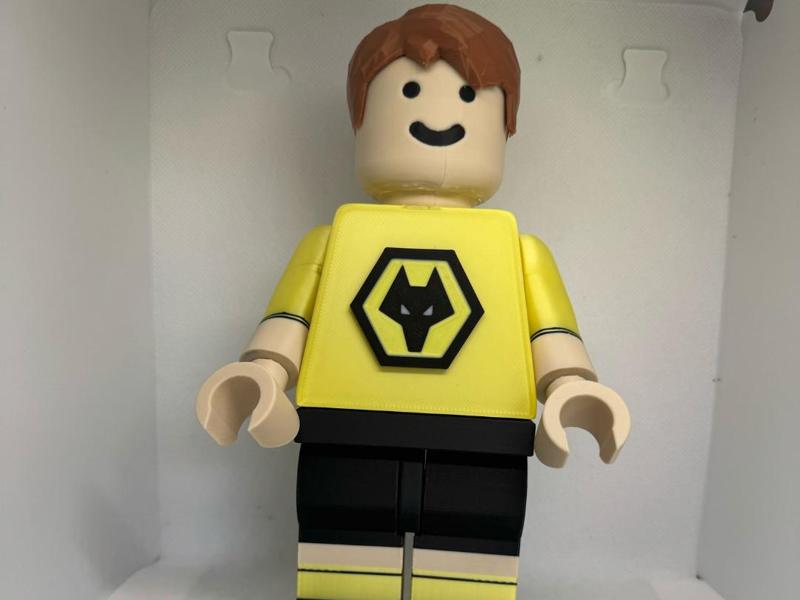 Wolverhampton Wanderers FC brick man large brick