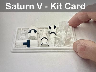 Saturn V Kit Card
