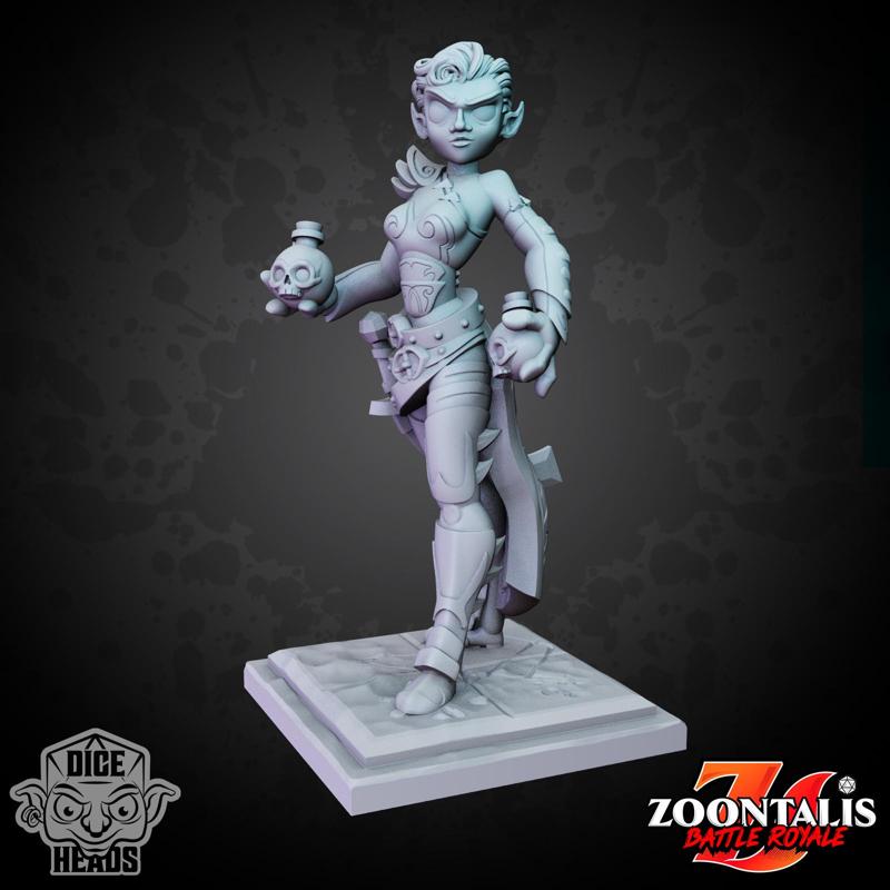 Dark Elf Artificier (press-supported)